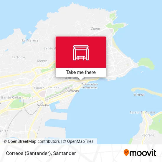 Correos (Santander) map