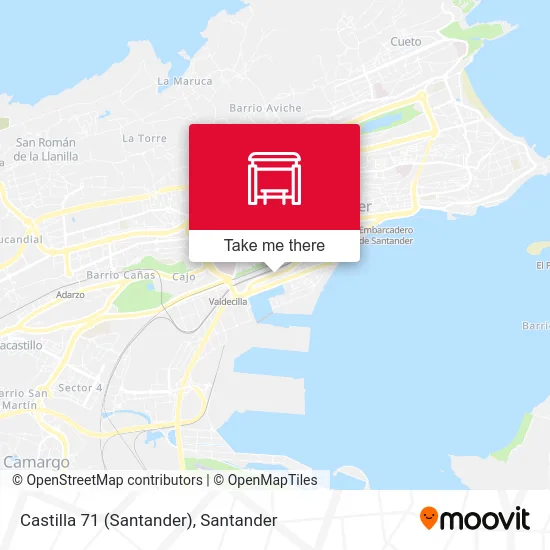 Castilla 71 (Santander) map