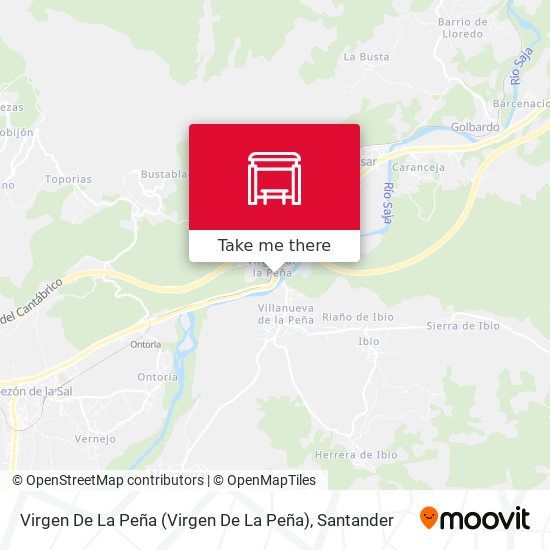 Virgen De La Peña map