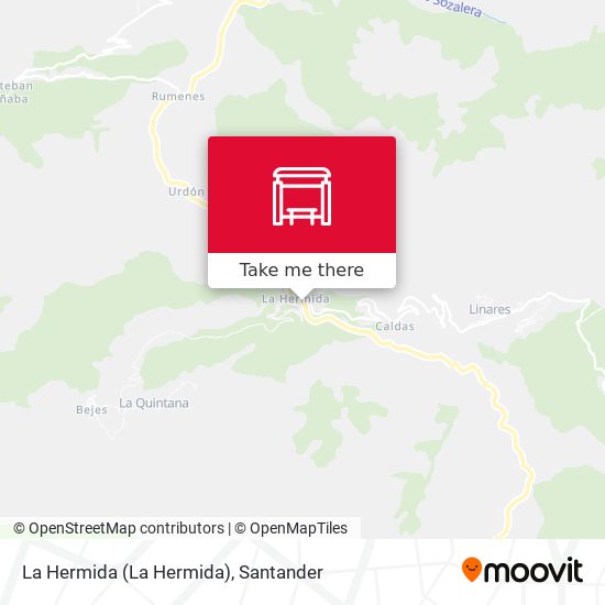 La Hermida map