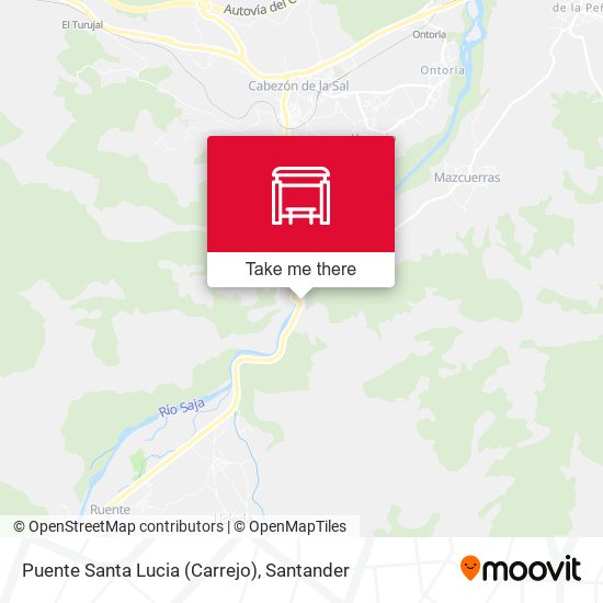 Puente Santa Lucia (Carrejo) map