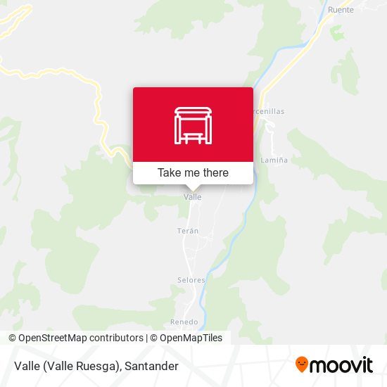 Valle (Valle Ruesga) map
