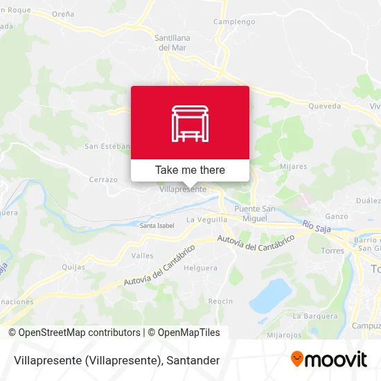 Villapresente map