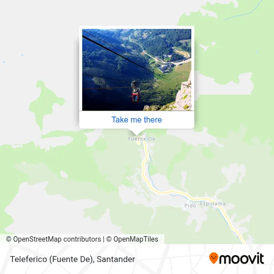 Teleferico (Fuente De) map