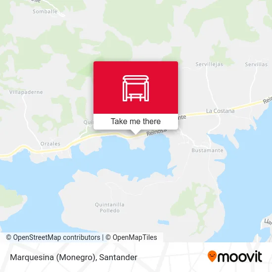 Marquesina (Monegro) map