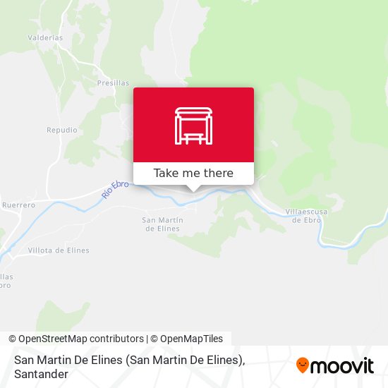 San Martin De Elines map