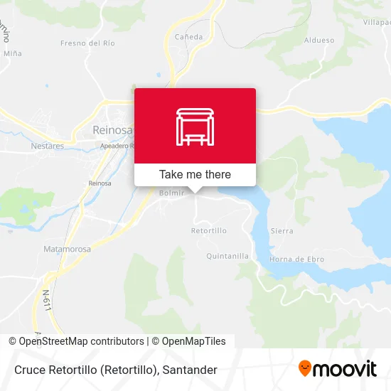 Cruce Retortillo map