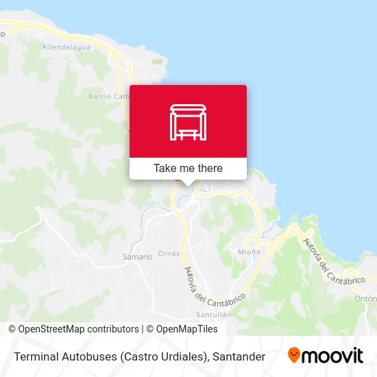 Terminal Autobuses (Castro Urdiales) map