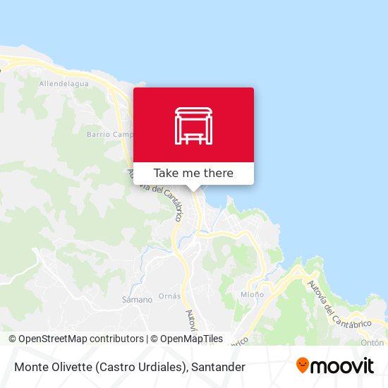 Monte Olivette (Castro Urdiales) map