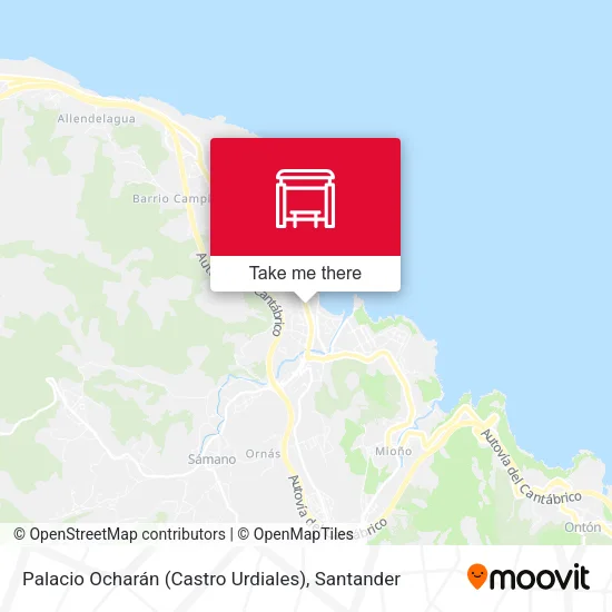 Palacio Ocharán (Castro Urdiales) map
