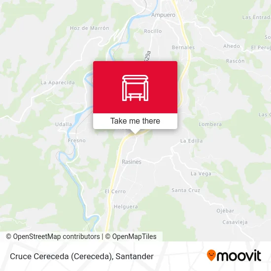Cruce Cereceda map