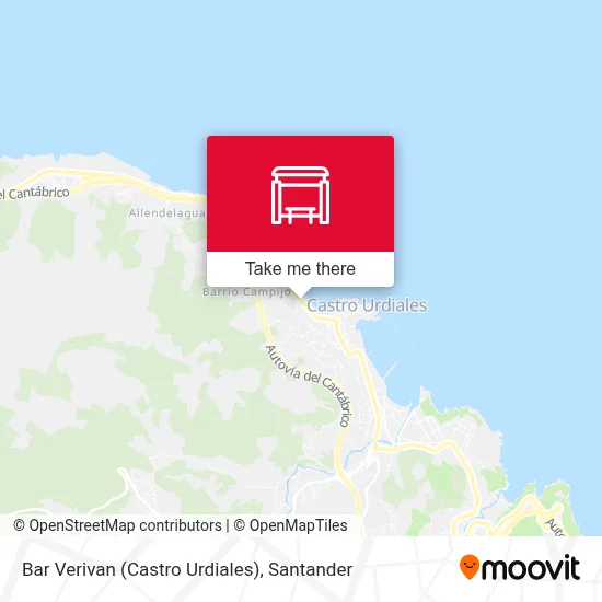 Bar Verivan (Castro Urdiales) map