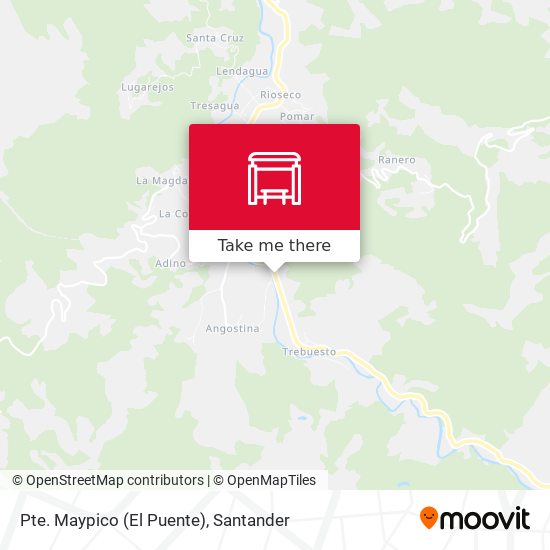 Pte. Maypico (El Puente) map