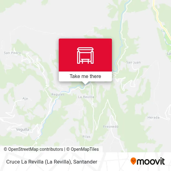 Cruce La Revilla map