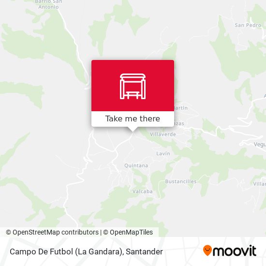mapa Campo De Futbol (La Gandara)
