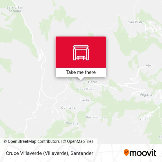 Cruce Villaverde map