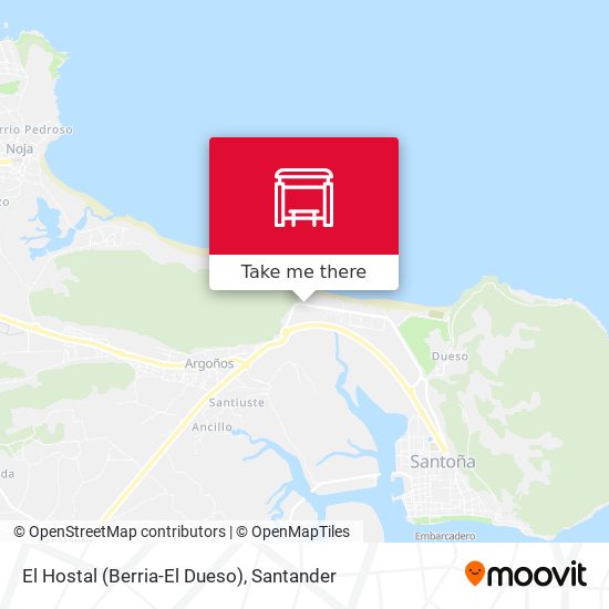 El Hostal (Berria-El Dueso) map