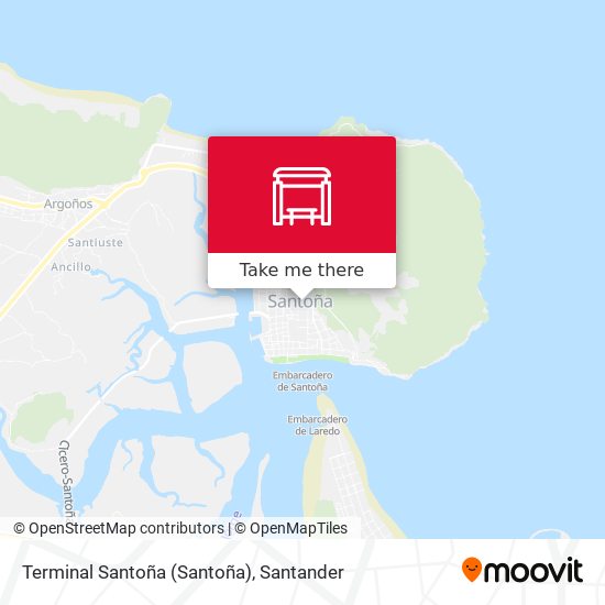 Terminal Santoña map