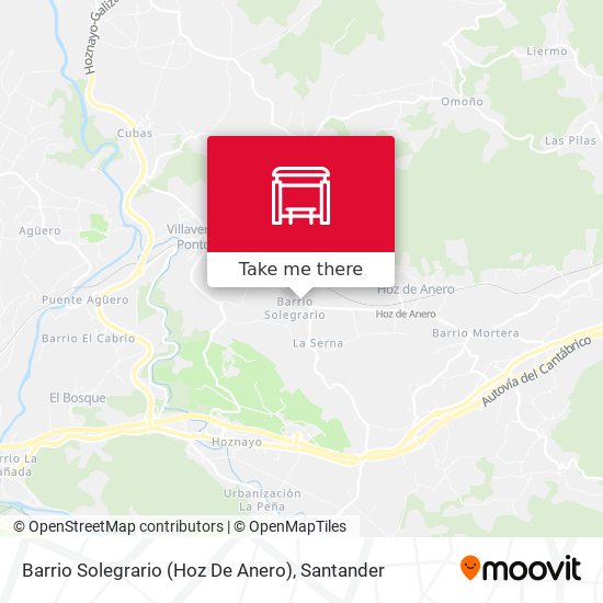 Barrio Solegrario (Hoz De Anero) map