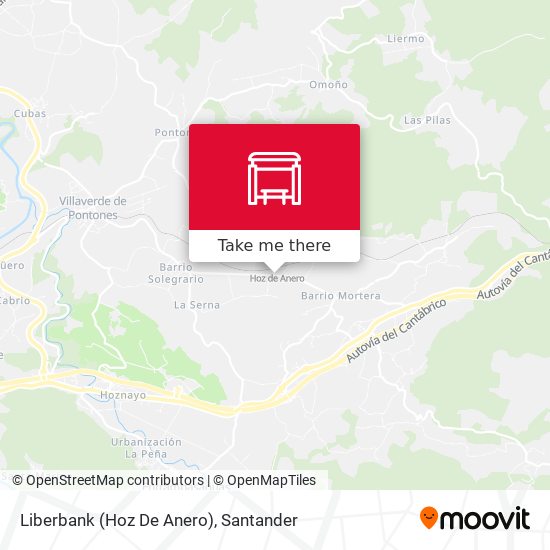 Liberbank (Hoz De Anero) map