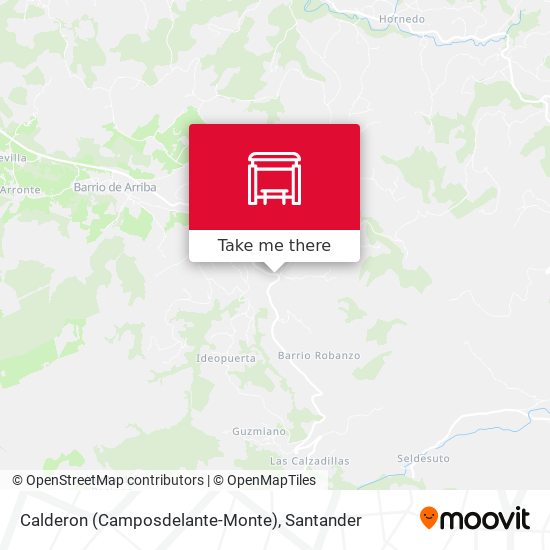 Calderon (Camposdelante-Monte) map