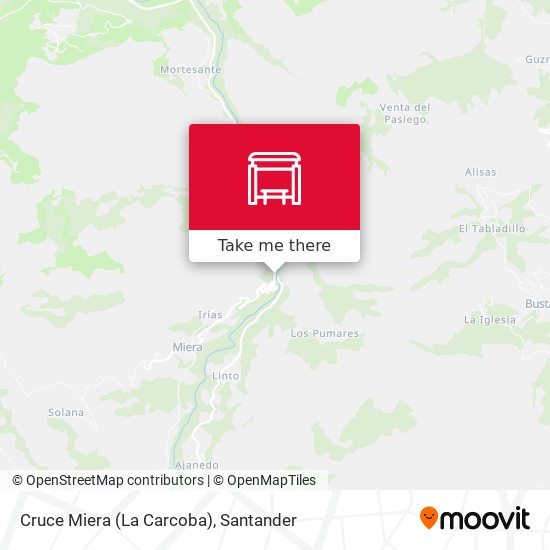 Cruce Miera (La Carcoba) map