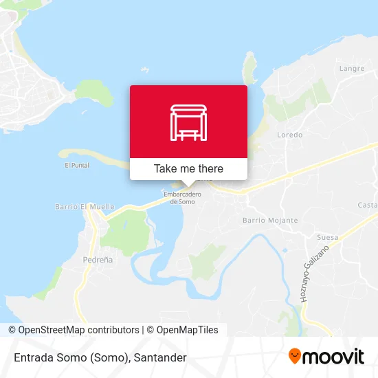 Entrada Somo map