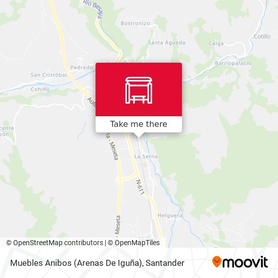 Muebles Anibos (Arenas De Iguña) map
