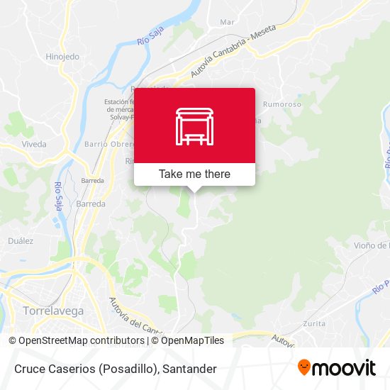 Cruce Caserios (Posadillo) map