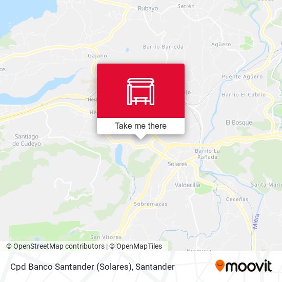 Cpd Banco Santander (Solares) map