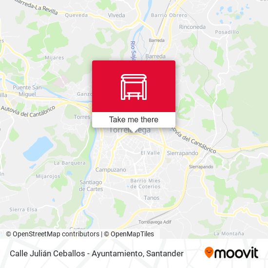 mapa Calle Julián Ceballos - Ayuntamiento