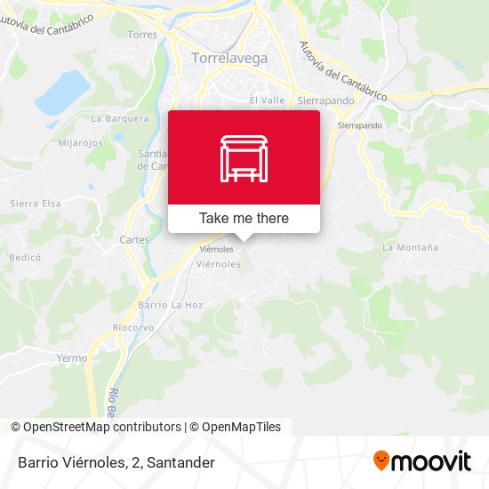 Barrio Viérnoles, 2 map