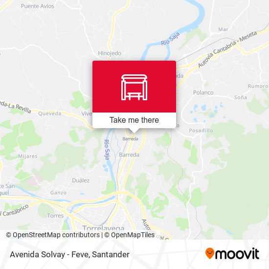 Avenida Solvay - Feve map