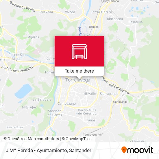 J.Mª Pereda - Ayuntamiento map
