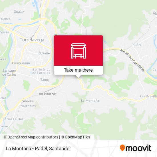 La Montaña - Pádel map