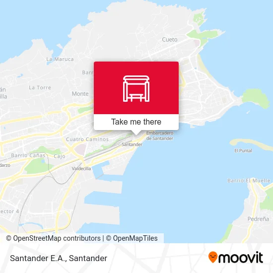 Santander E.A. map