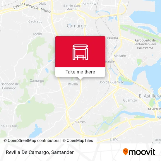 Revilla De Camargo map
