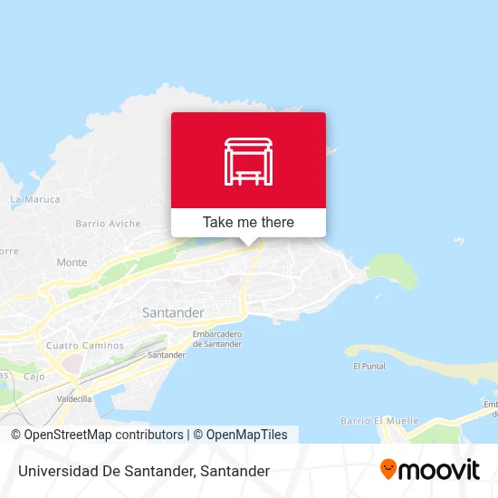 Universidad De Santander map
