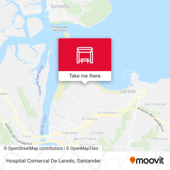 Hospital Comarcal De Laredo map