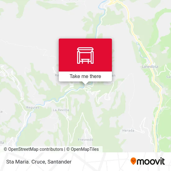 Sta Maria. Cruce map