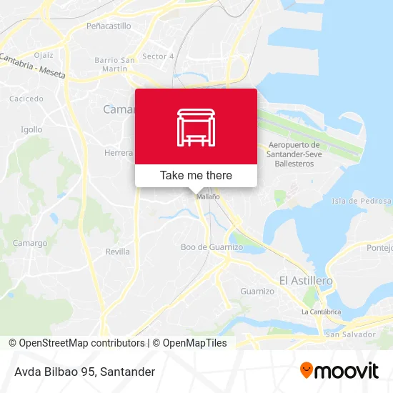 Avda Bilbao 95 map