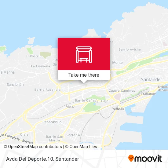 Avda Del Deporte.10 map