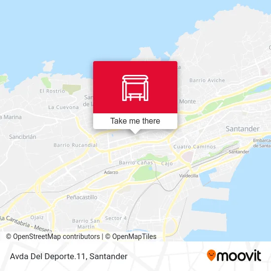 Avda Del Deporte.11 map