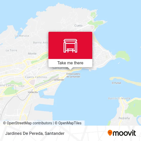 Jardines De Pereda map