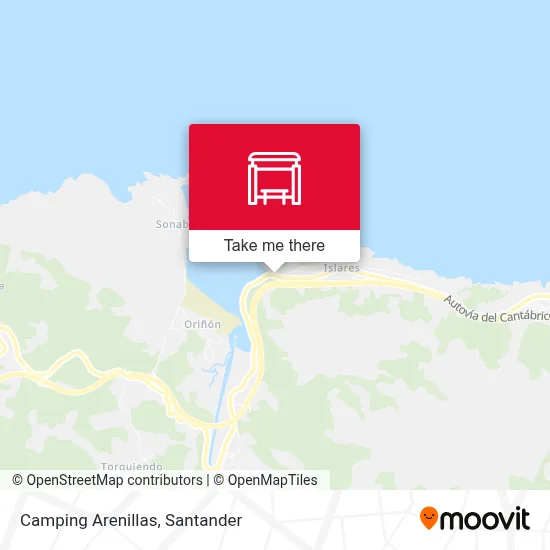 Camping Arenillas map