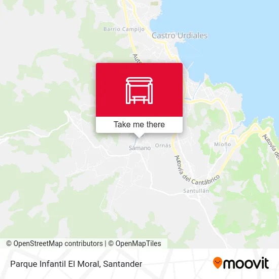 Parque Infantil El Moral map