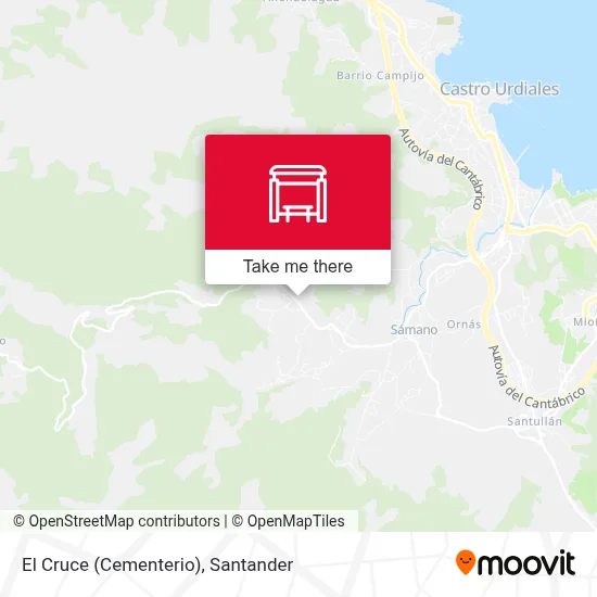 El Cruce (Cementerio) map