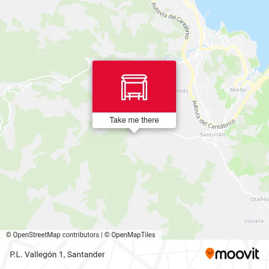 P.L. Vallegón 1 map