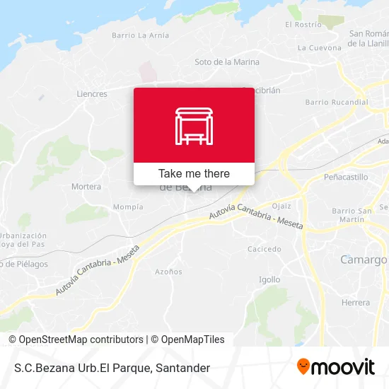 S.C.Bezana Urb.El Parque map