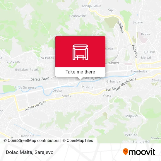 Dolac Malta mapa